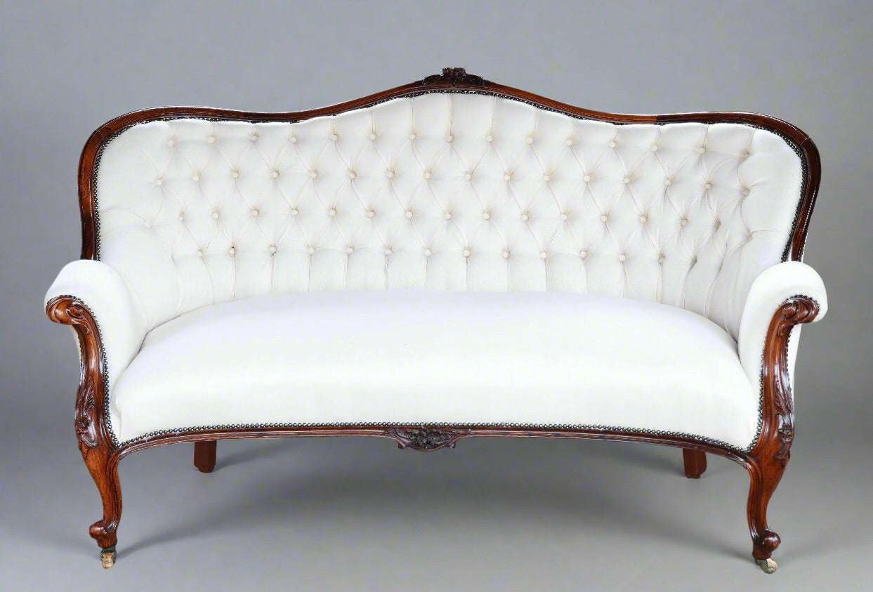 Victorian rosewood Settee Sofa