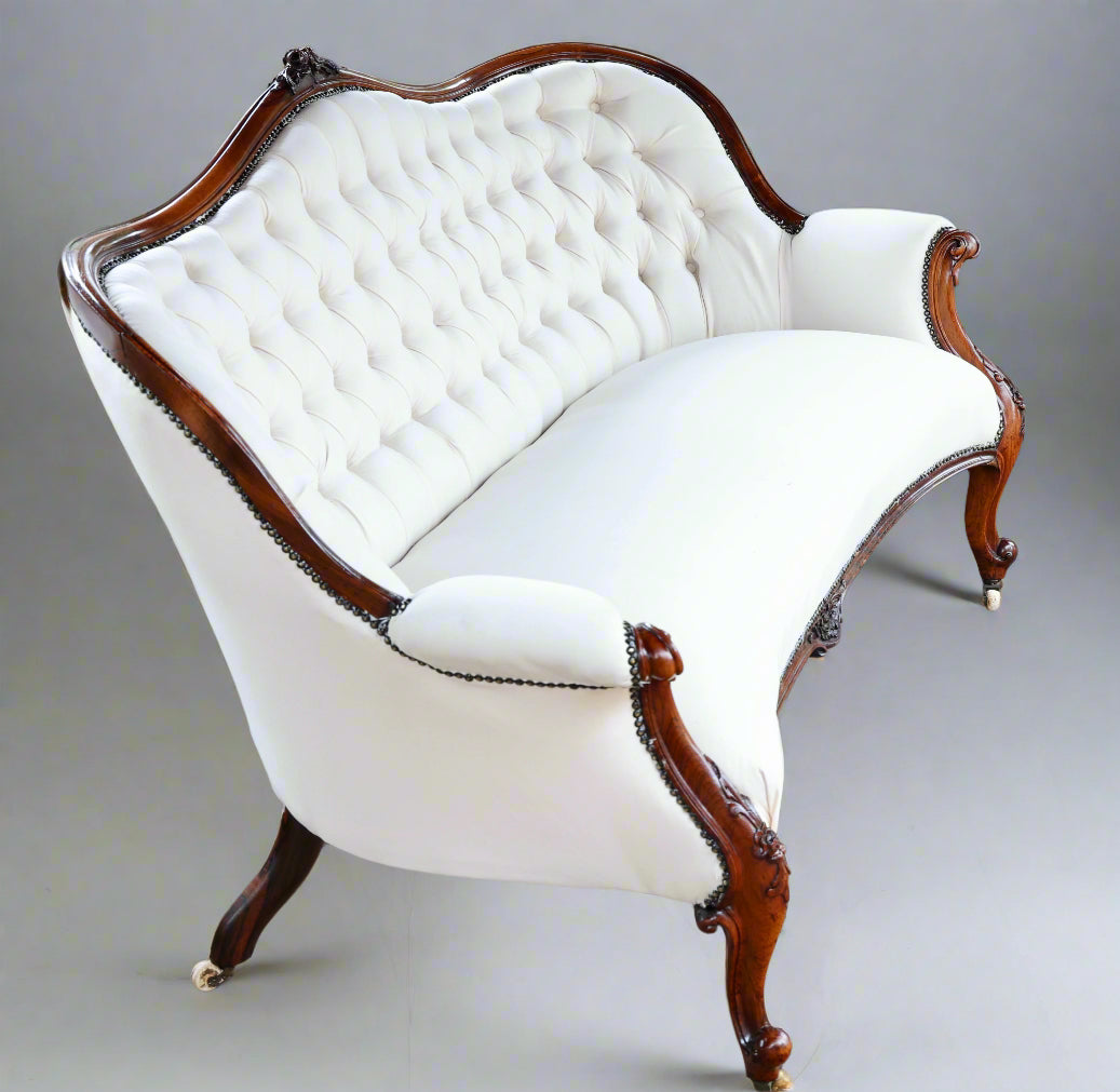 Victorian rosewood Settee Sofa