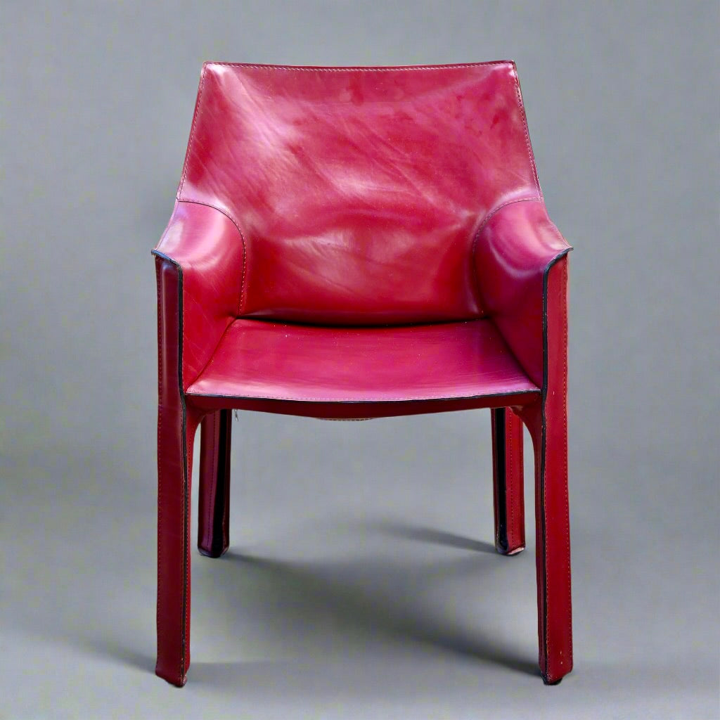 Set of six CAB 412's and two CAB 413's Dining Chairs - designed by Mario BELLINI for Cassina, Mid 1980's