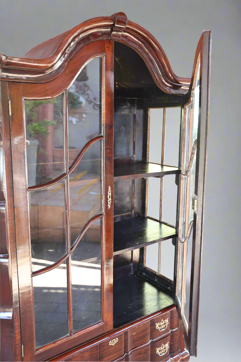 Early 20th Century Stinkwood Display Cabinet