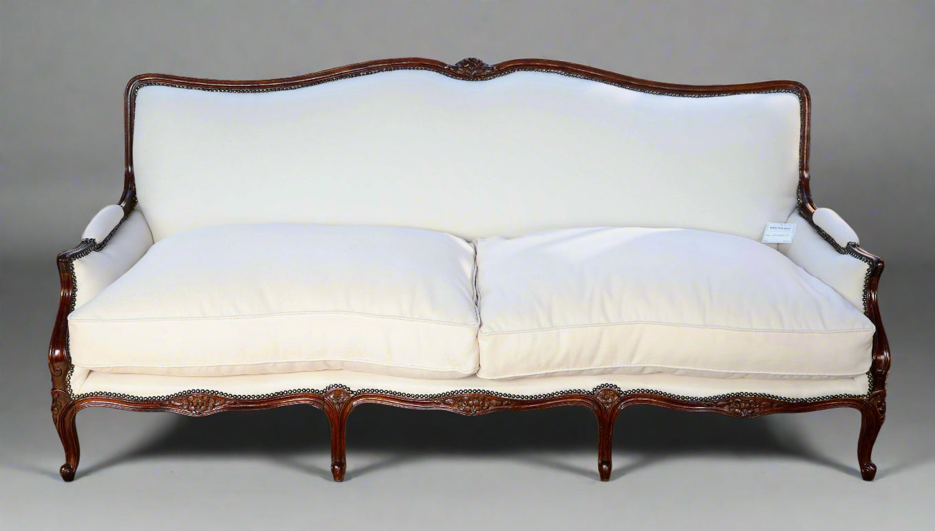 Louis XV style beechwood Settee
