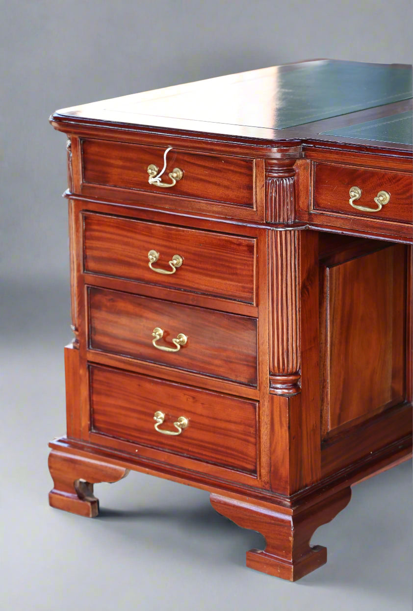 William IV mahogany Partner's Desk