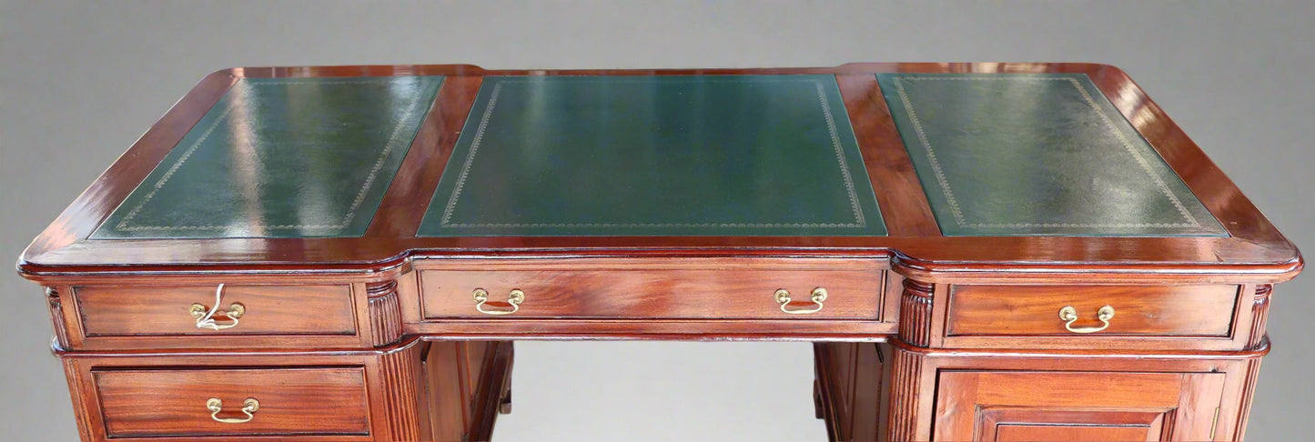 William IV mahogany Partner's Desk