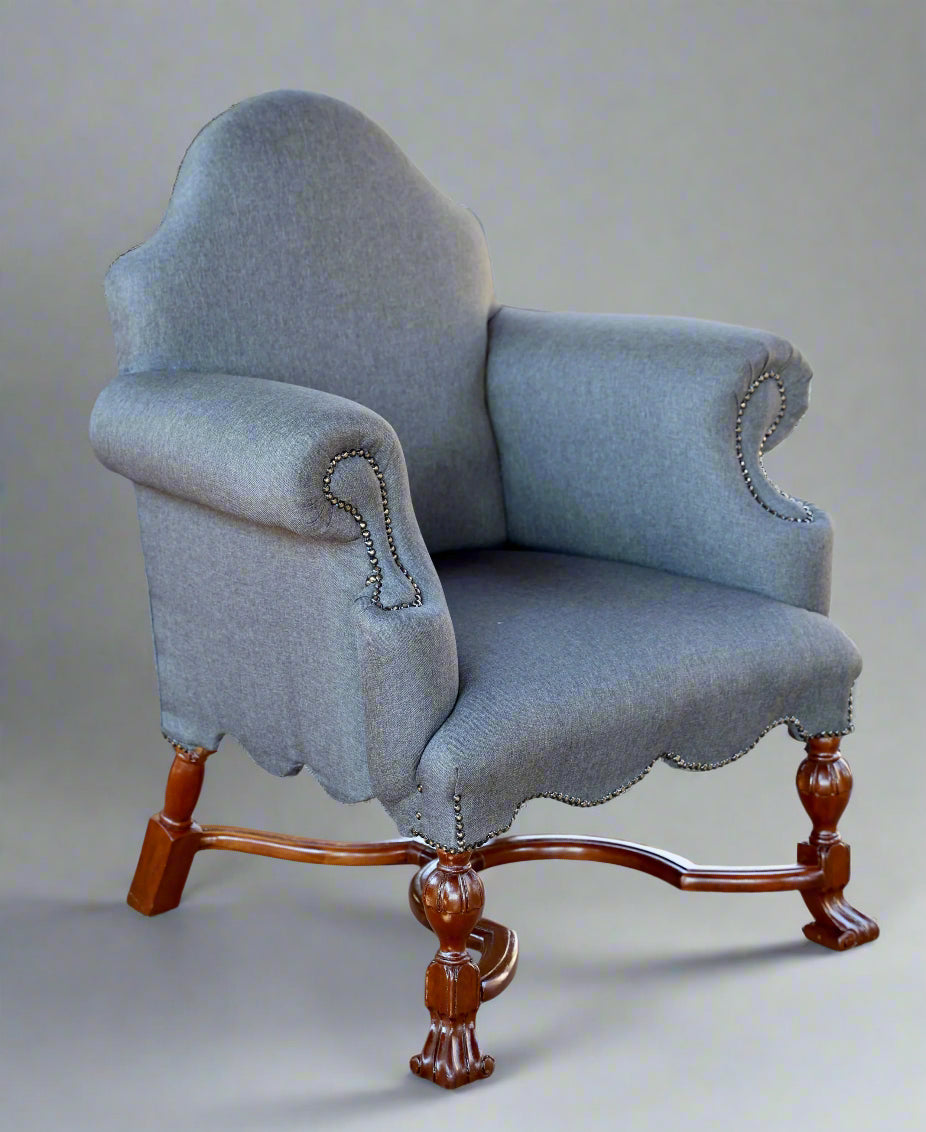 19th/20th Century Continental Open Armchair
