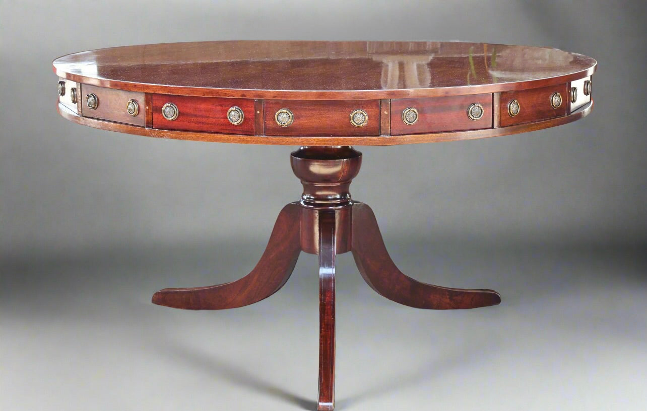 Mahogany Drum/Centre Table