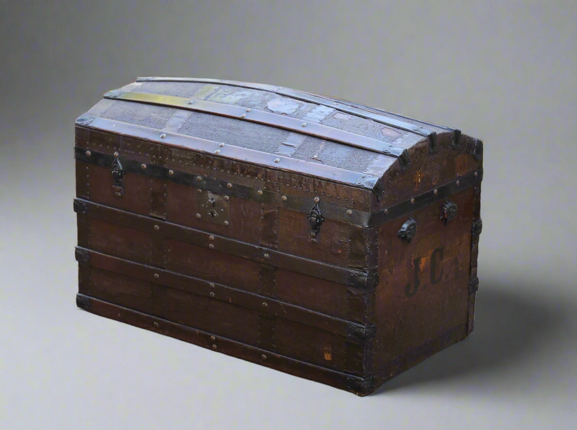 Victorian Steamer Trunk