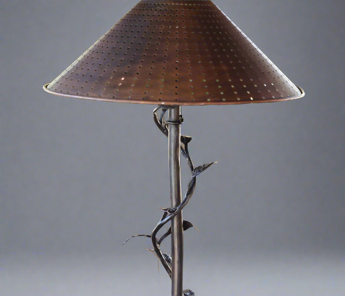 Forged wrought iron Designer Standard Lamp