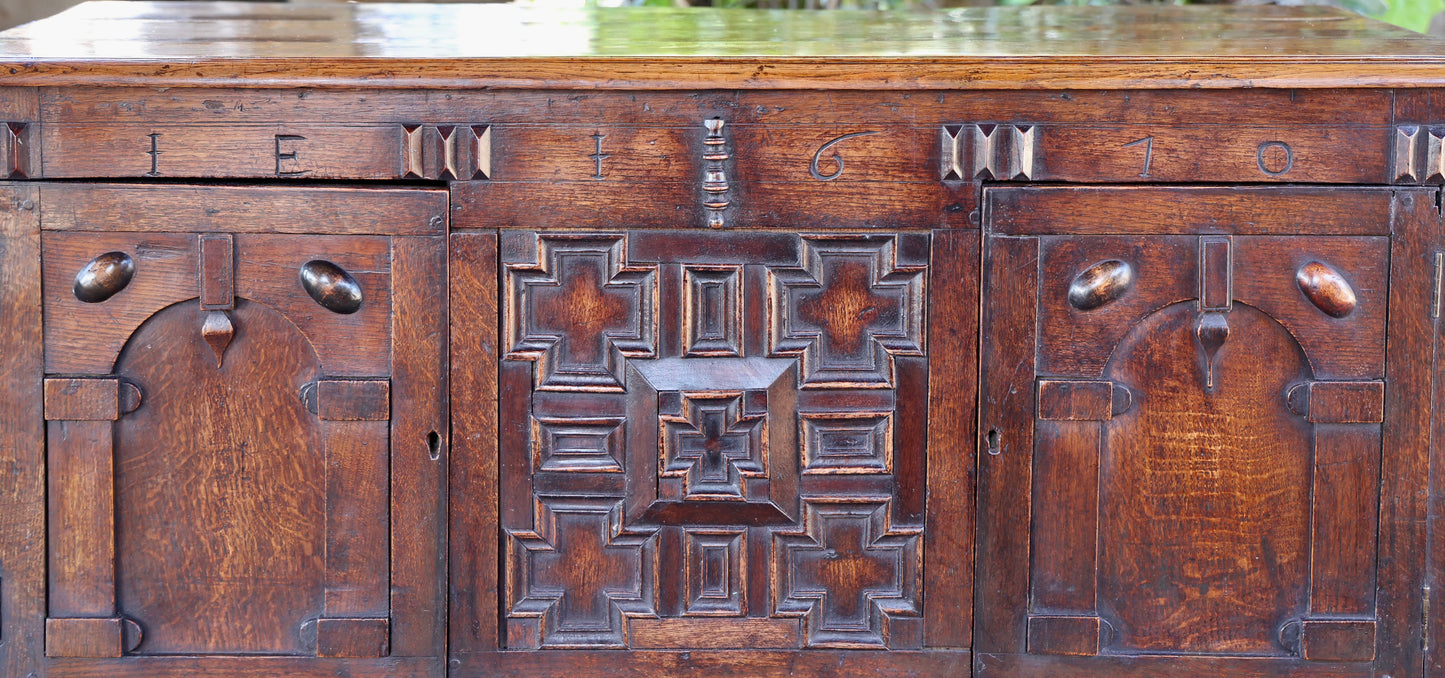 17th Century Irish Oak Cabinet