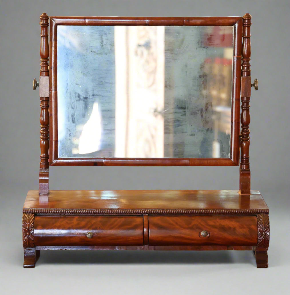 Early Victorian mahogany Dressing Table Mirror
