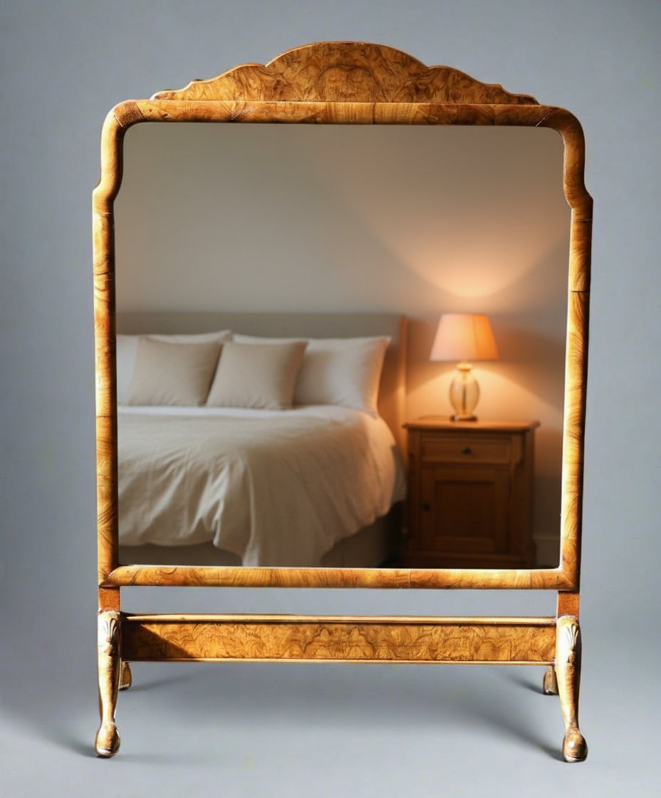 Walnut Table Mirror
