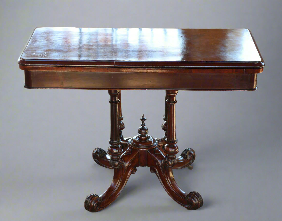 Victorian mahogany Card Table