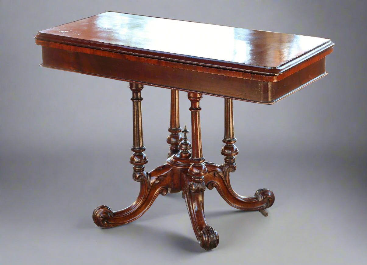 Victorian mahogany Card Table