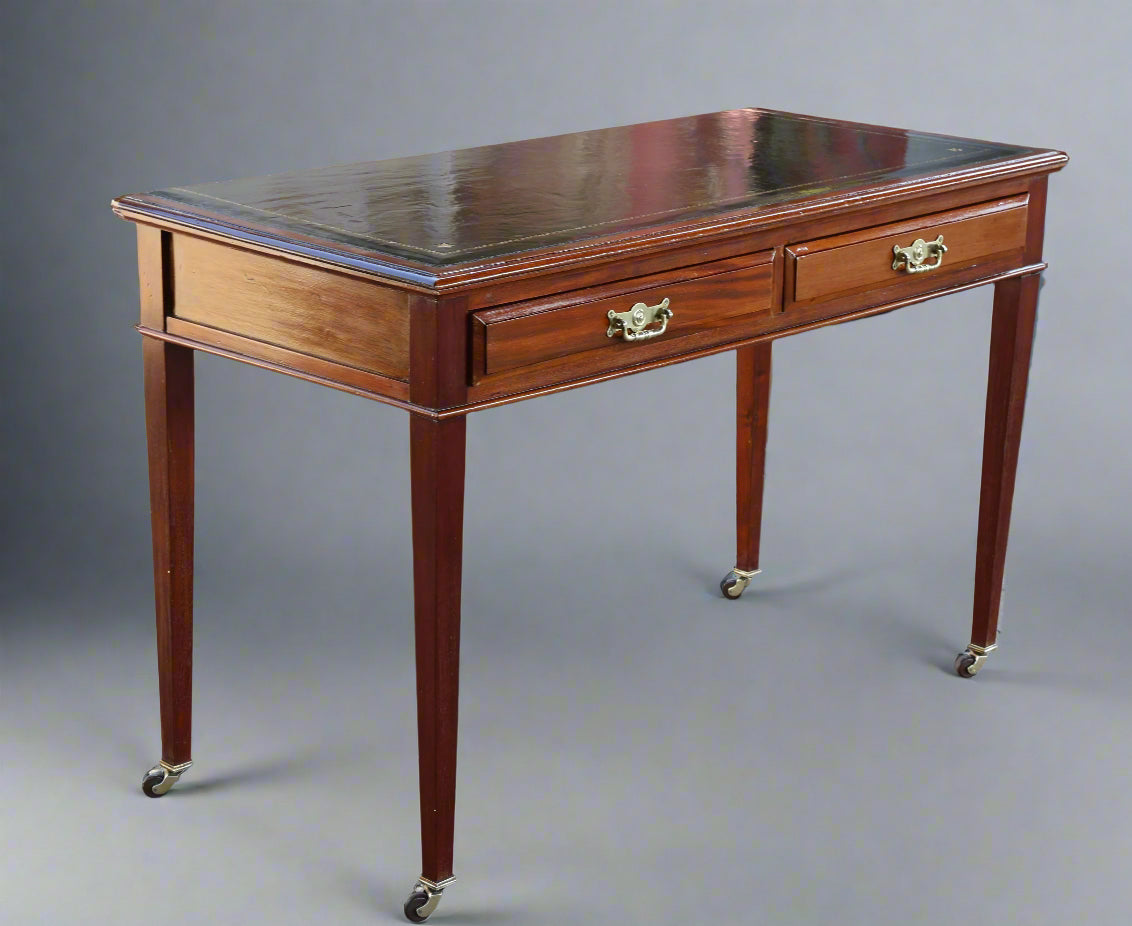 Edwardian Maple & Co Mahogany Writing Table
