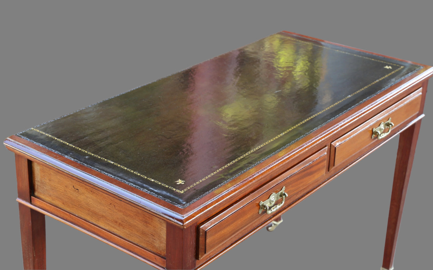 Edwardian Maple & Co Mahogany Writing Table