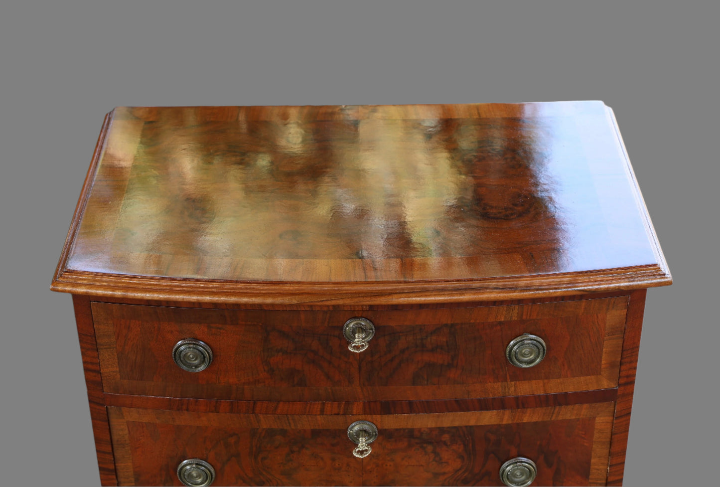 Walnut Pedestal/Chest of Drawers