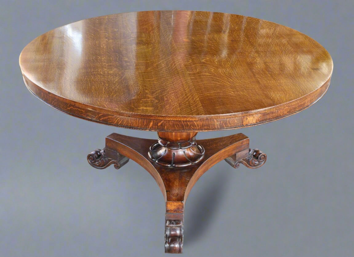 Victorian oak Centre/Dining Table