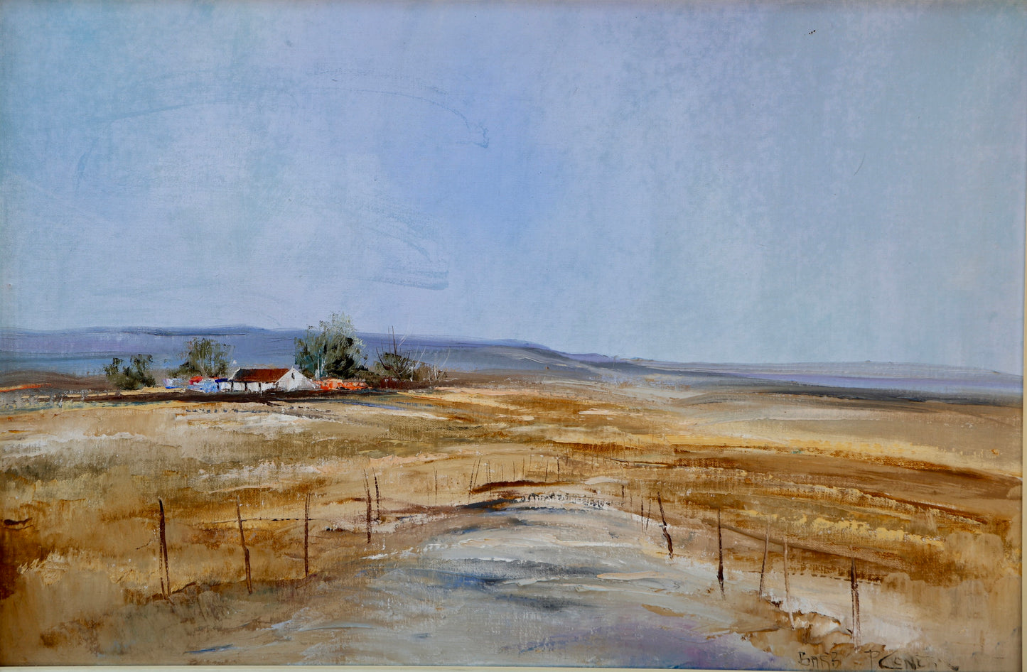 Barbara Ploner - Landscape - Oil on board