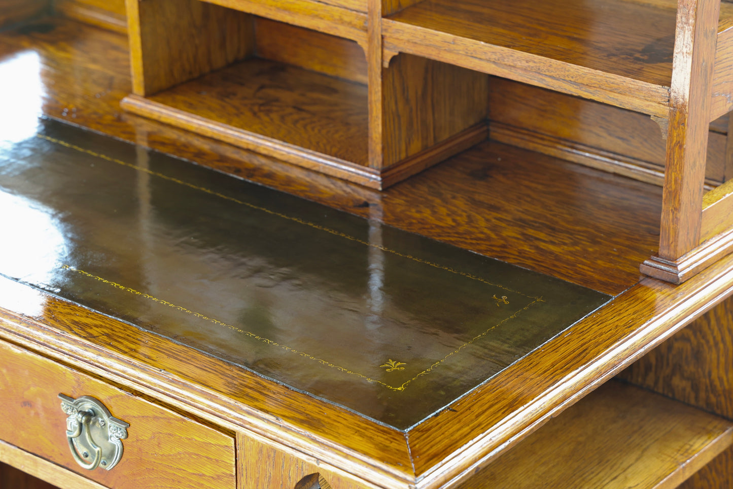 Stunning Arts & Crafts oak Desk, Circa 1900 - SOLD