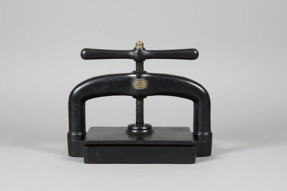 Geo Constable & Co wrought iron Book Press