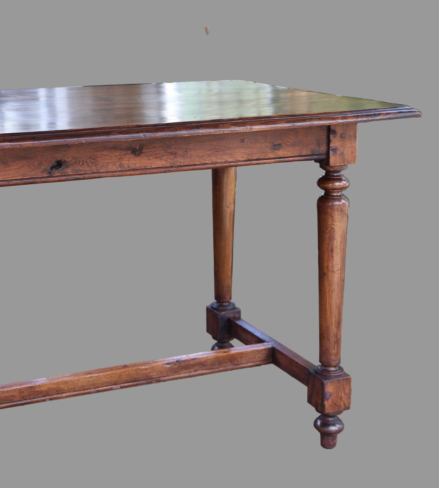 Antique pine 3 meter Refectory style Table, early 20th century