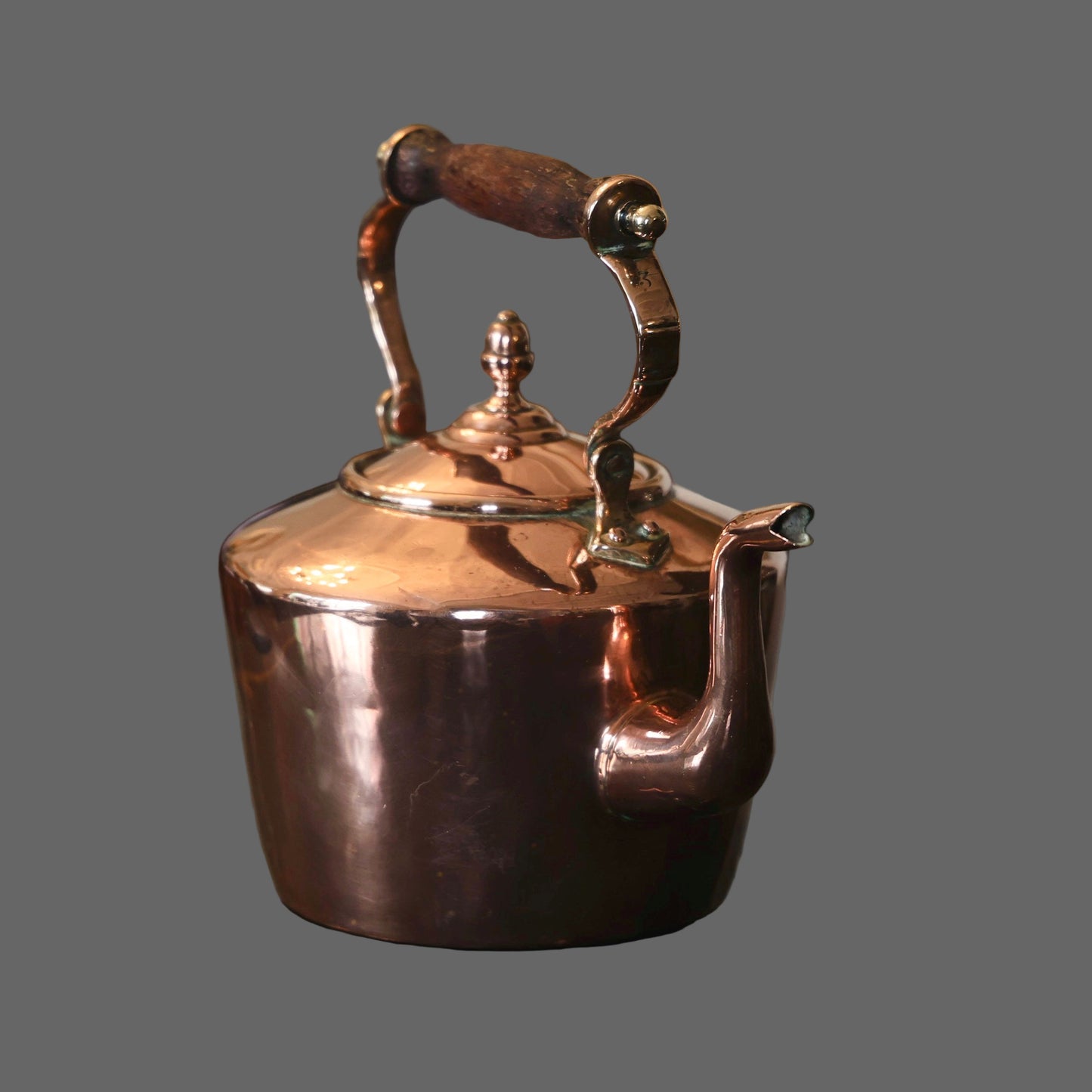 19th Century Copper Kettle
