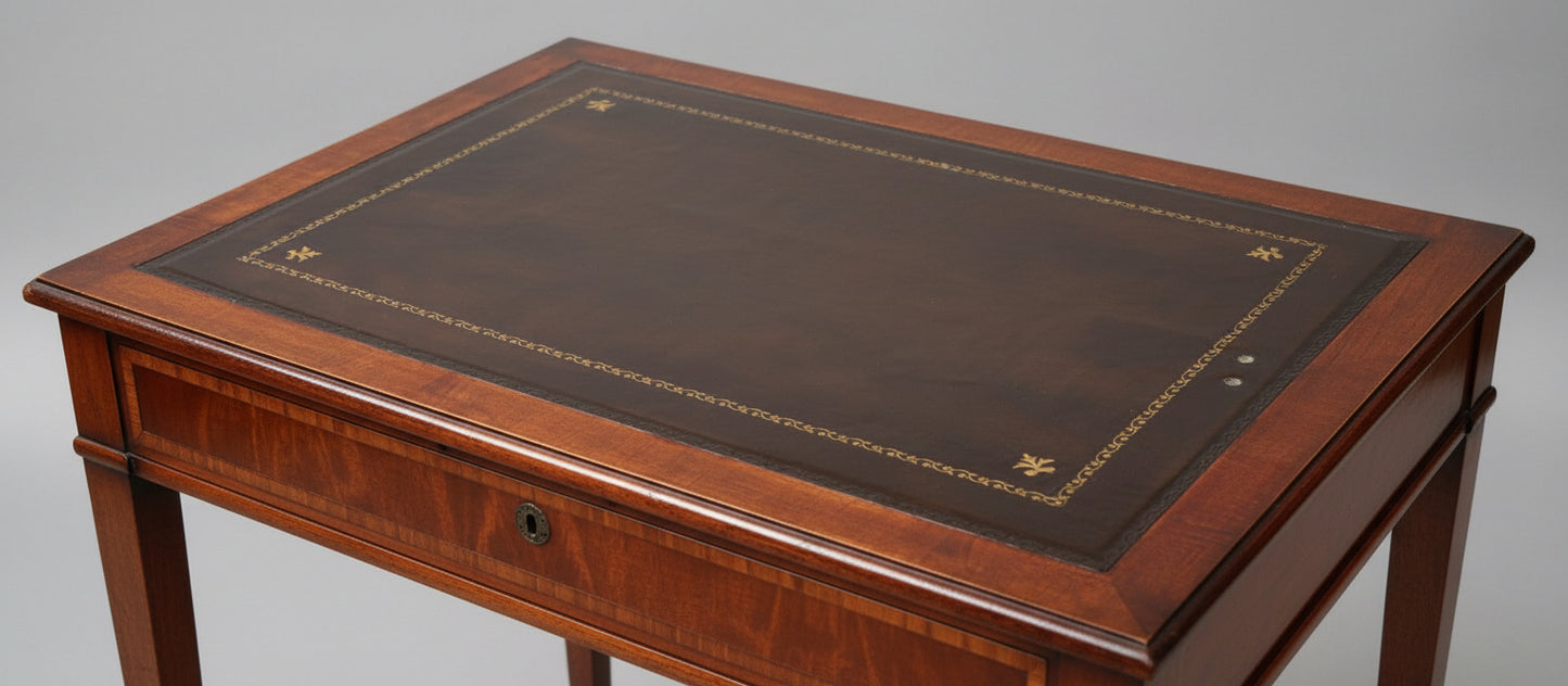 Beautiful little leather topped Writing Table.