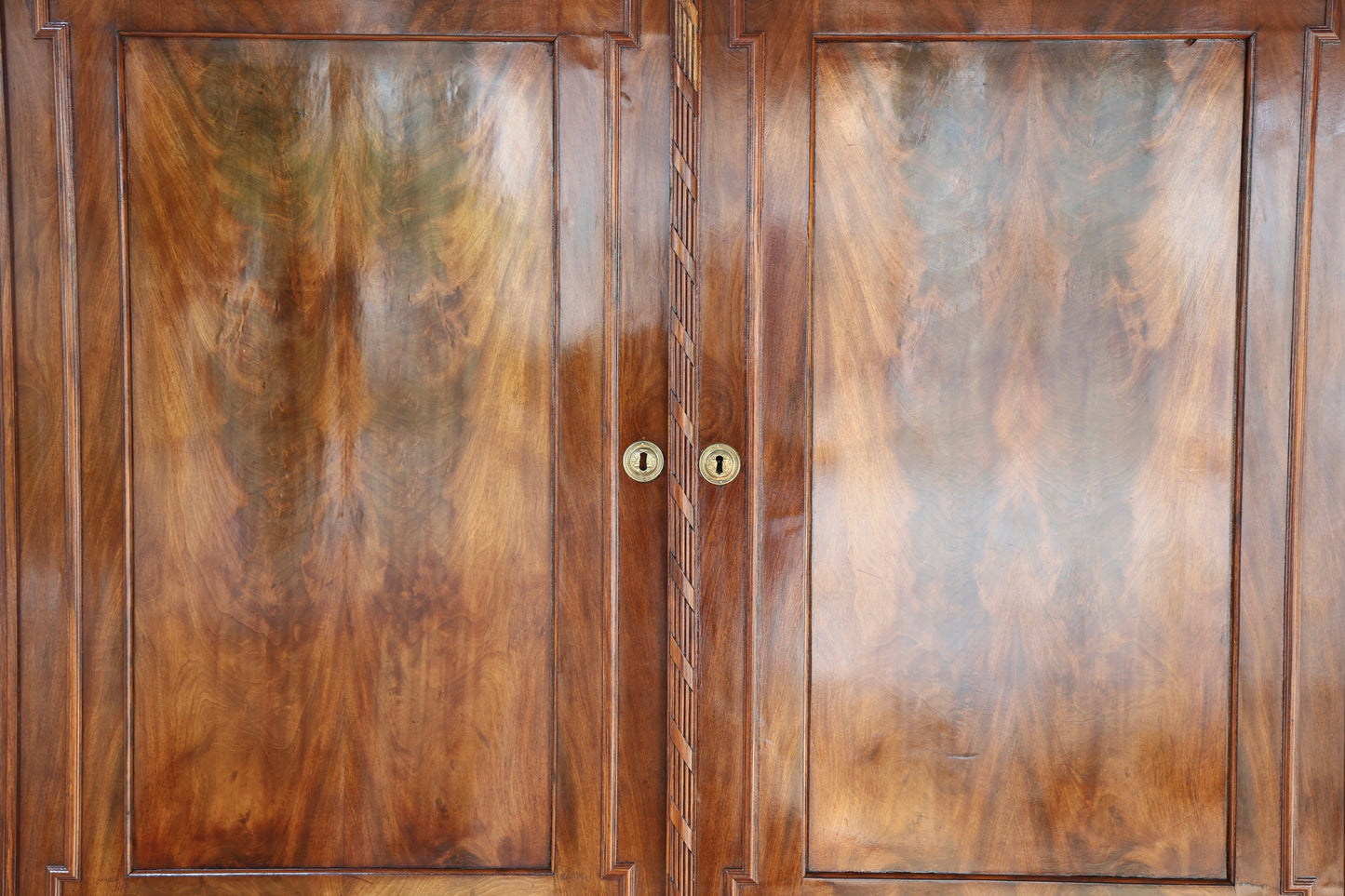 Late 18th Century Dutch Louis XVI-style Mahogany Armoire