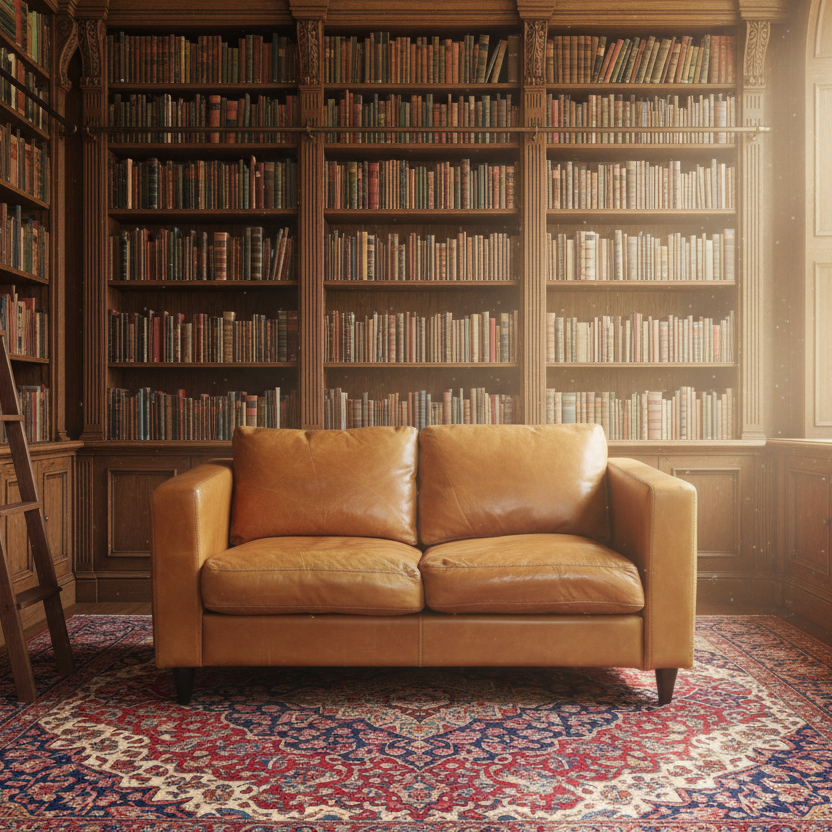 Pair of tan Leather Sofas, with beautiful patina