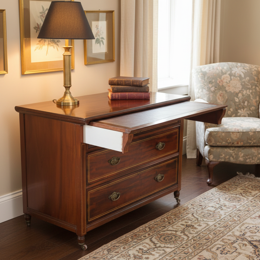 Fine Edwardian Low Chest