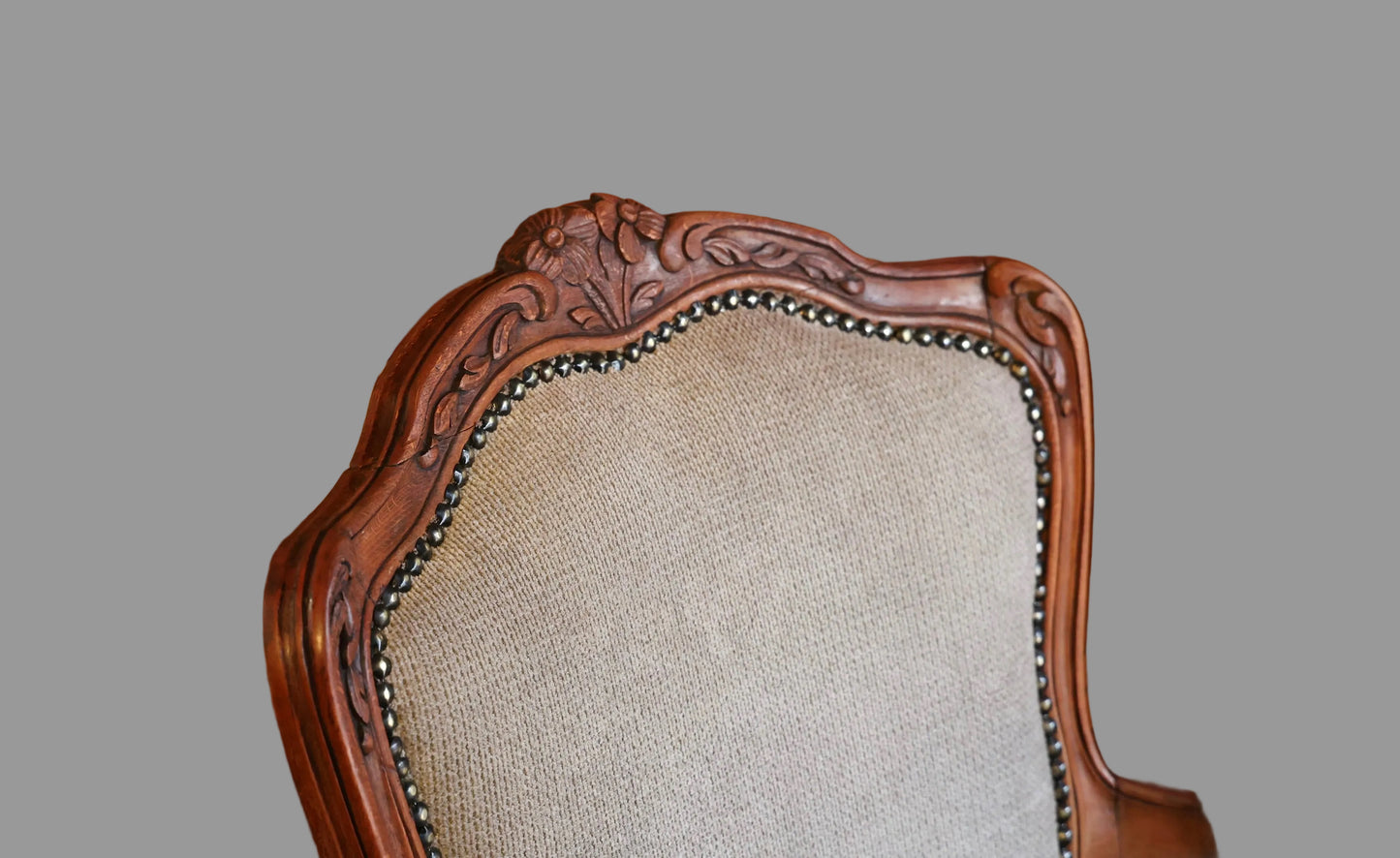 Pair of 20th Century French Louis XV Style Open Armchairs
