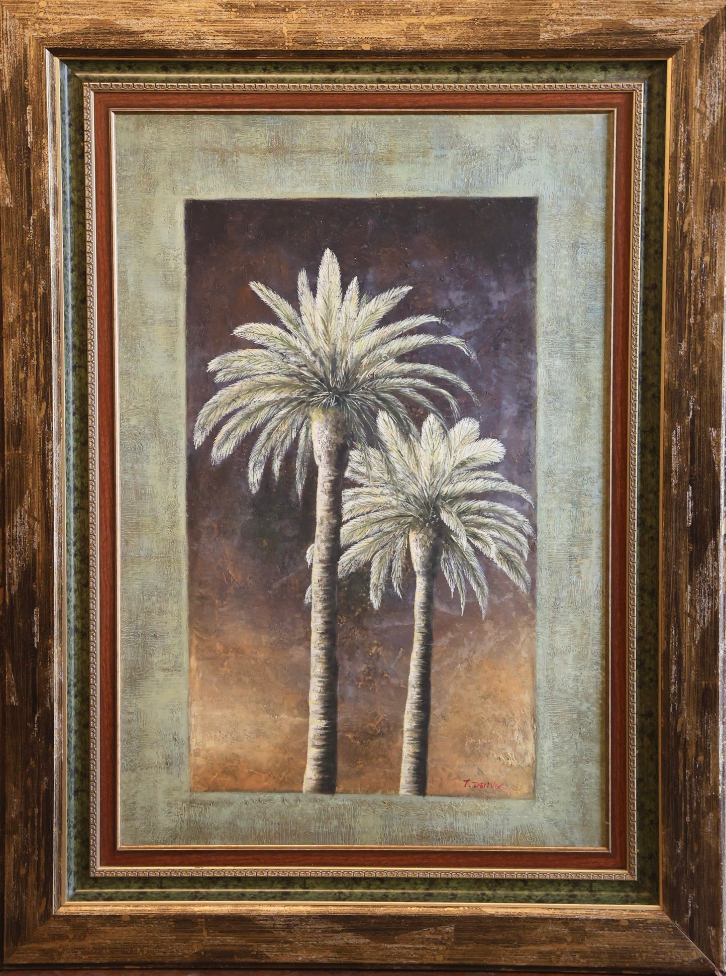 Pair of large Decorative oil Paintings