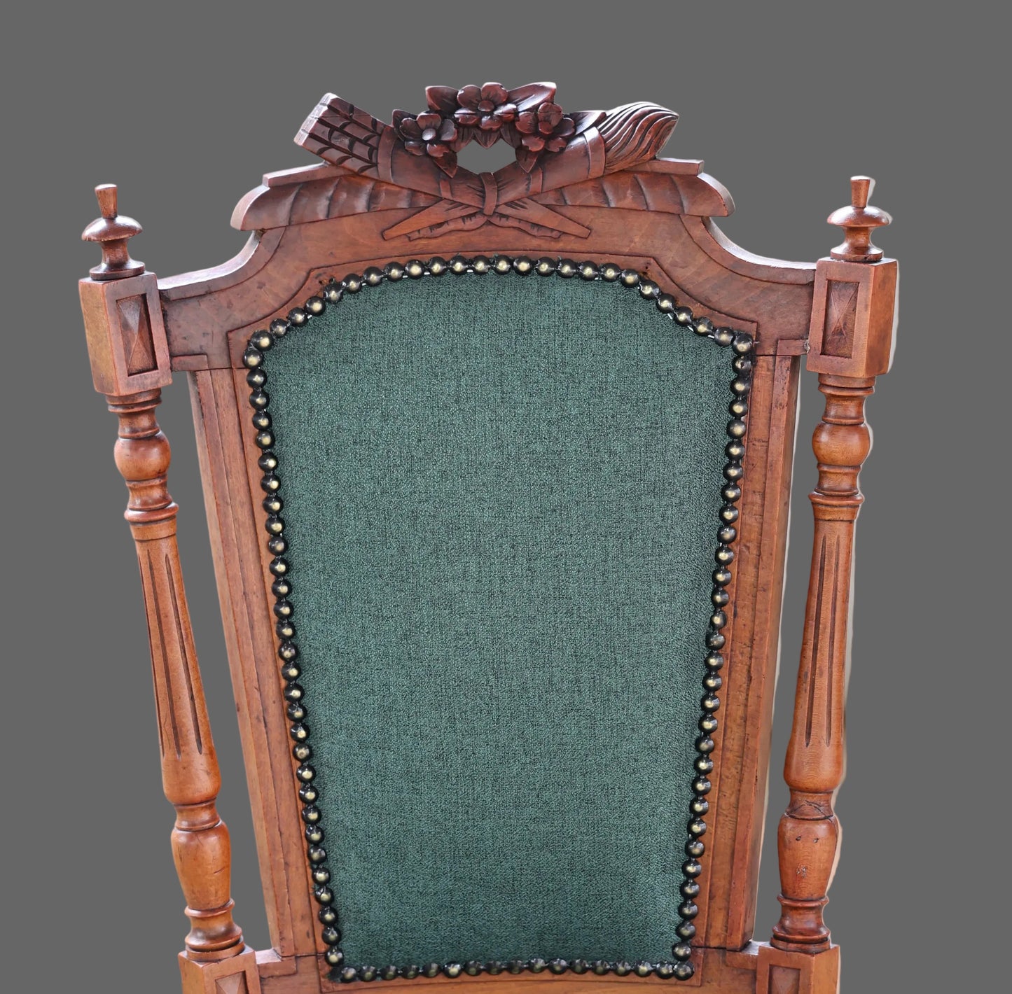 Pair of 19th Century French walnut Side Chairs