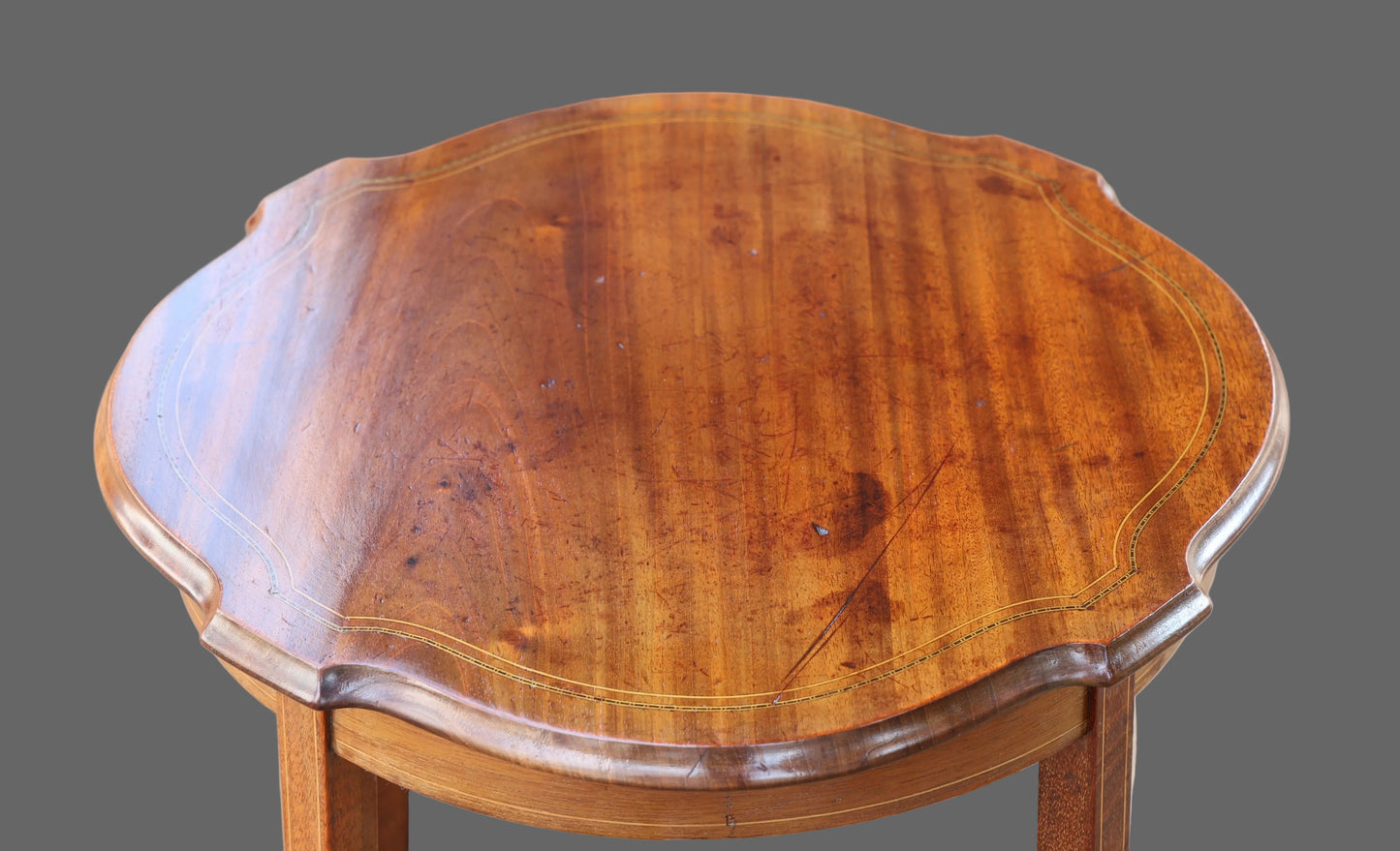 Edwardian inlaid mahogany Side Table