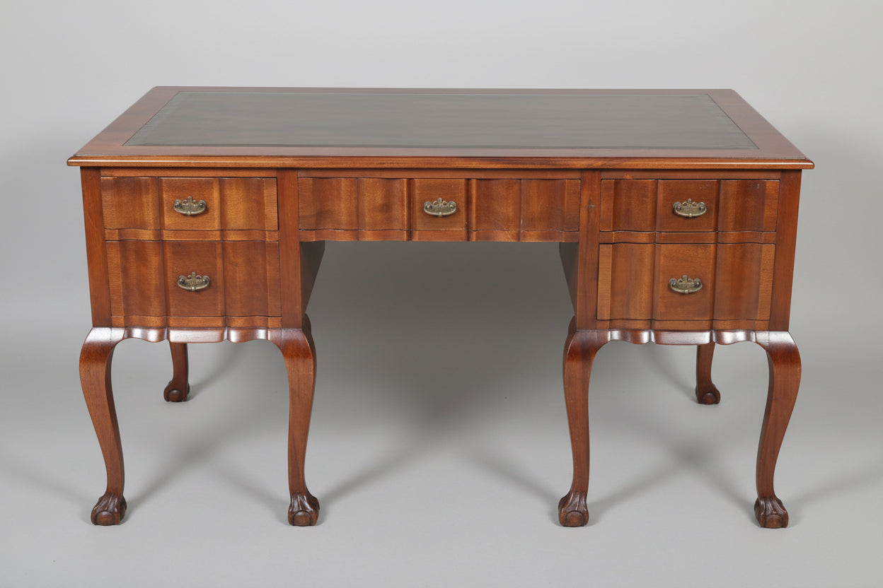 Mid 20th Century stinkwood leather topped Desk