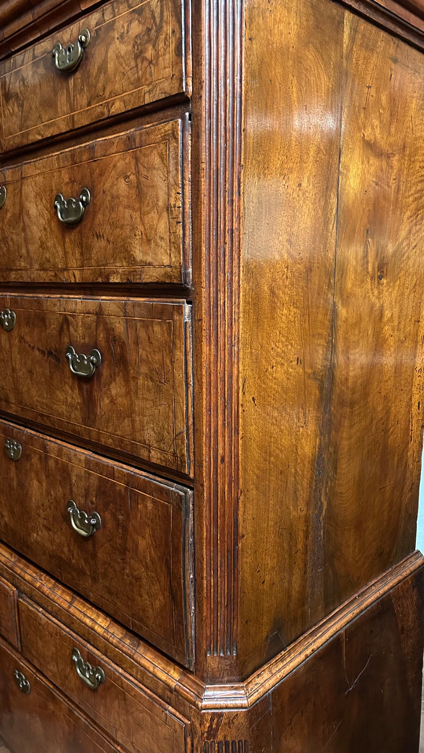 18th Century Walnut Chest on Stand