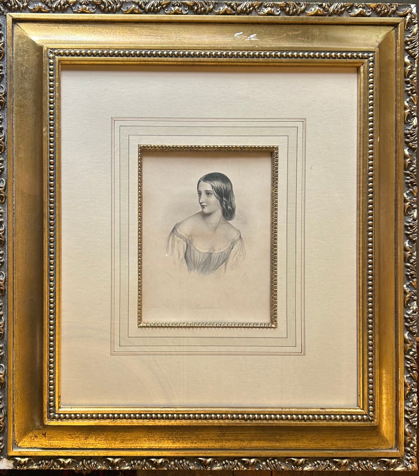 Print of a Young Lady