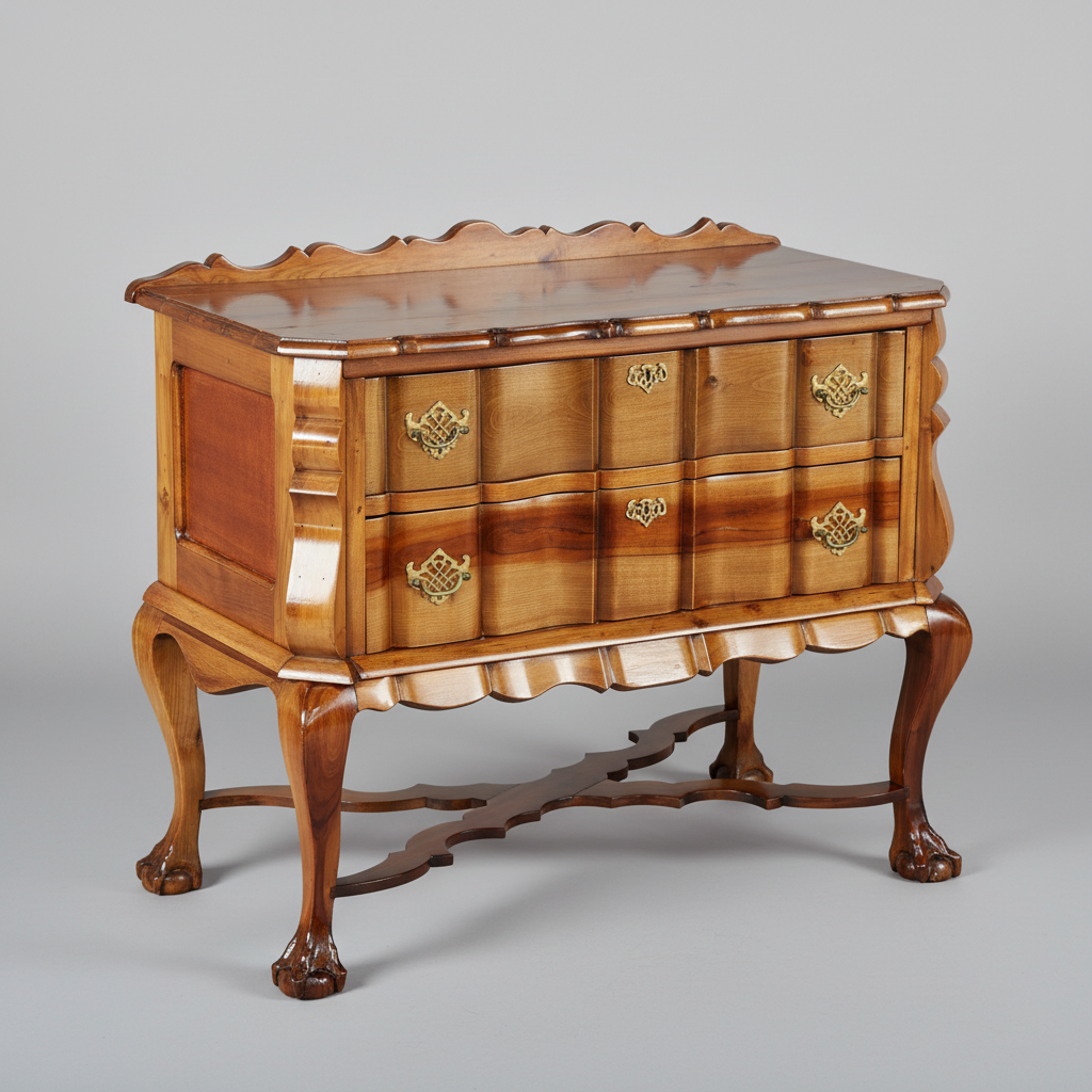 Beautiful blonde stinkwood two drawer Commode/Chest of Drawers