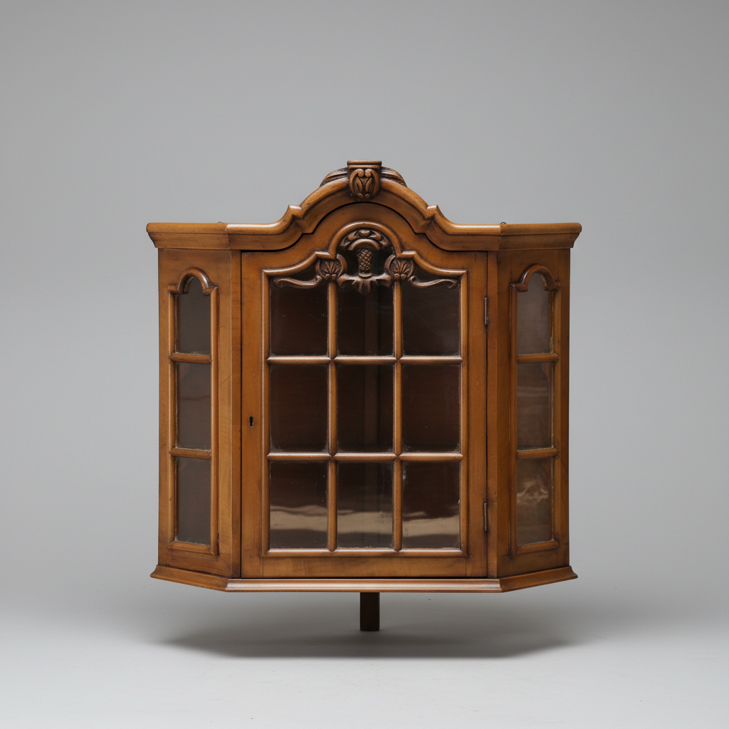 Dutch mahogany Wall Hanging Cabinet