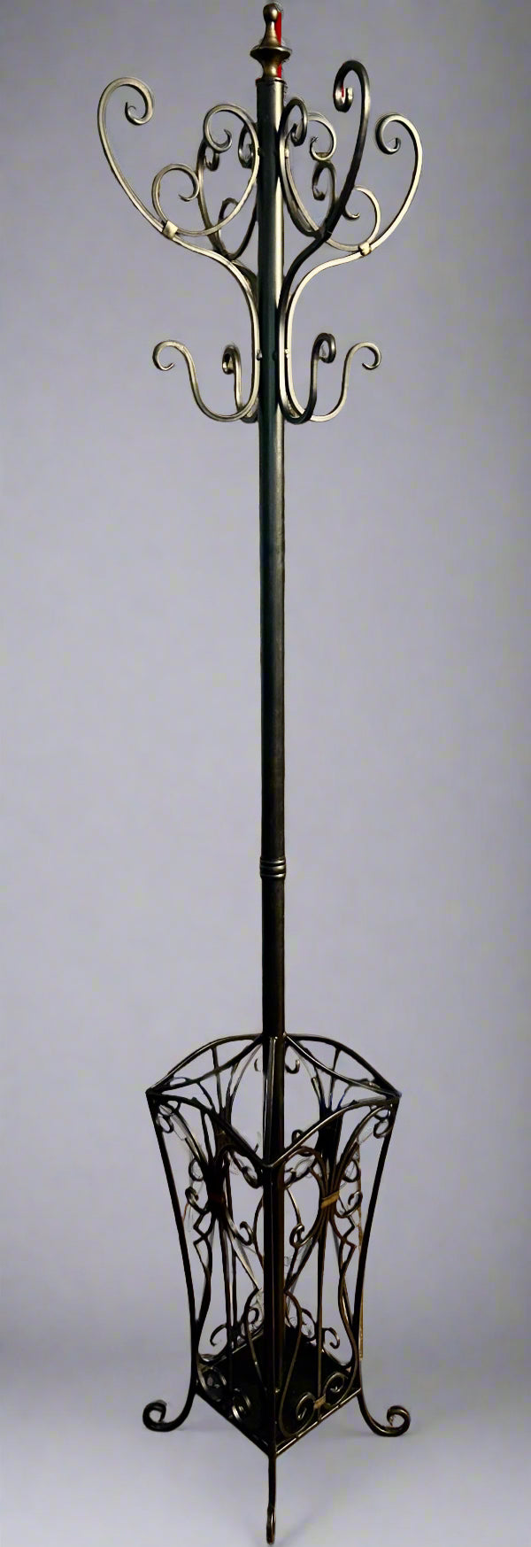 Metal Hat/Coat and Umbrella Stand