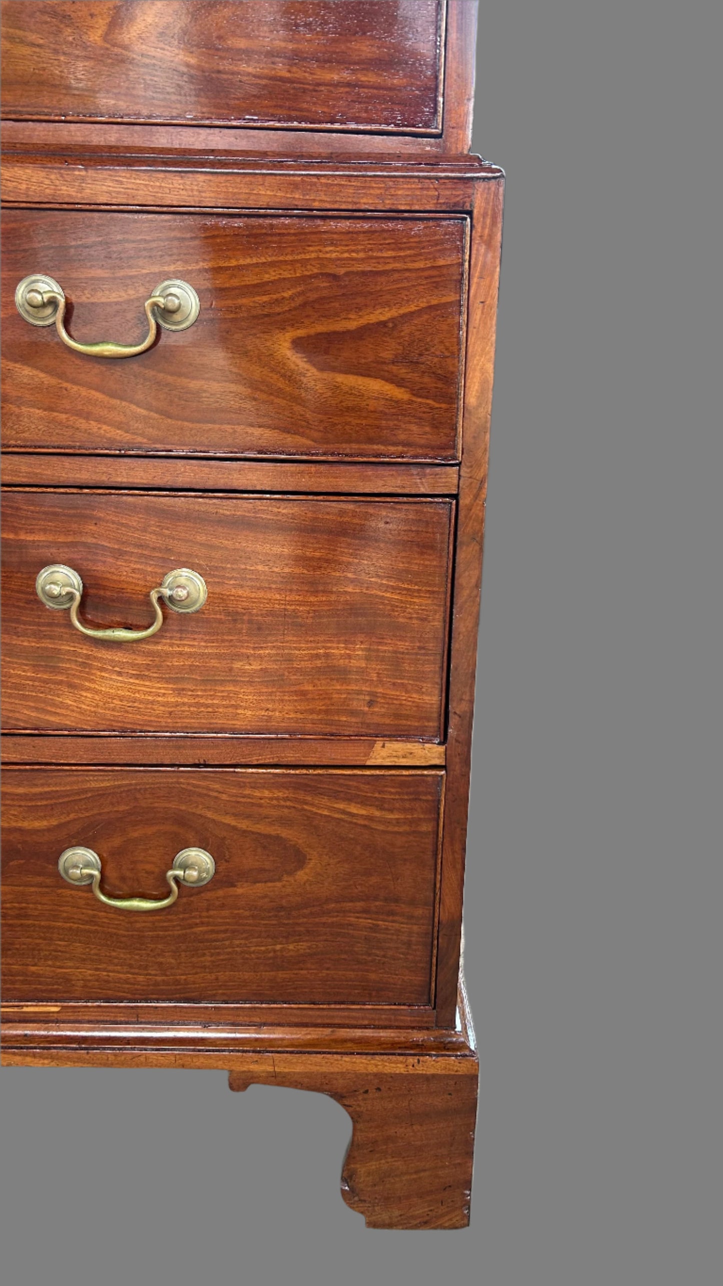 Georgian mahogany Chest on Chest