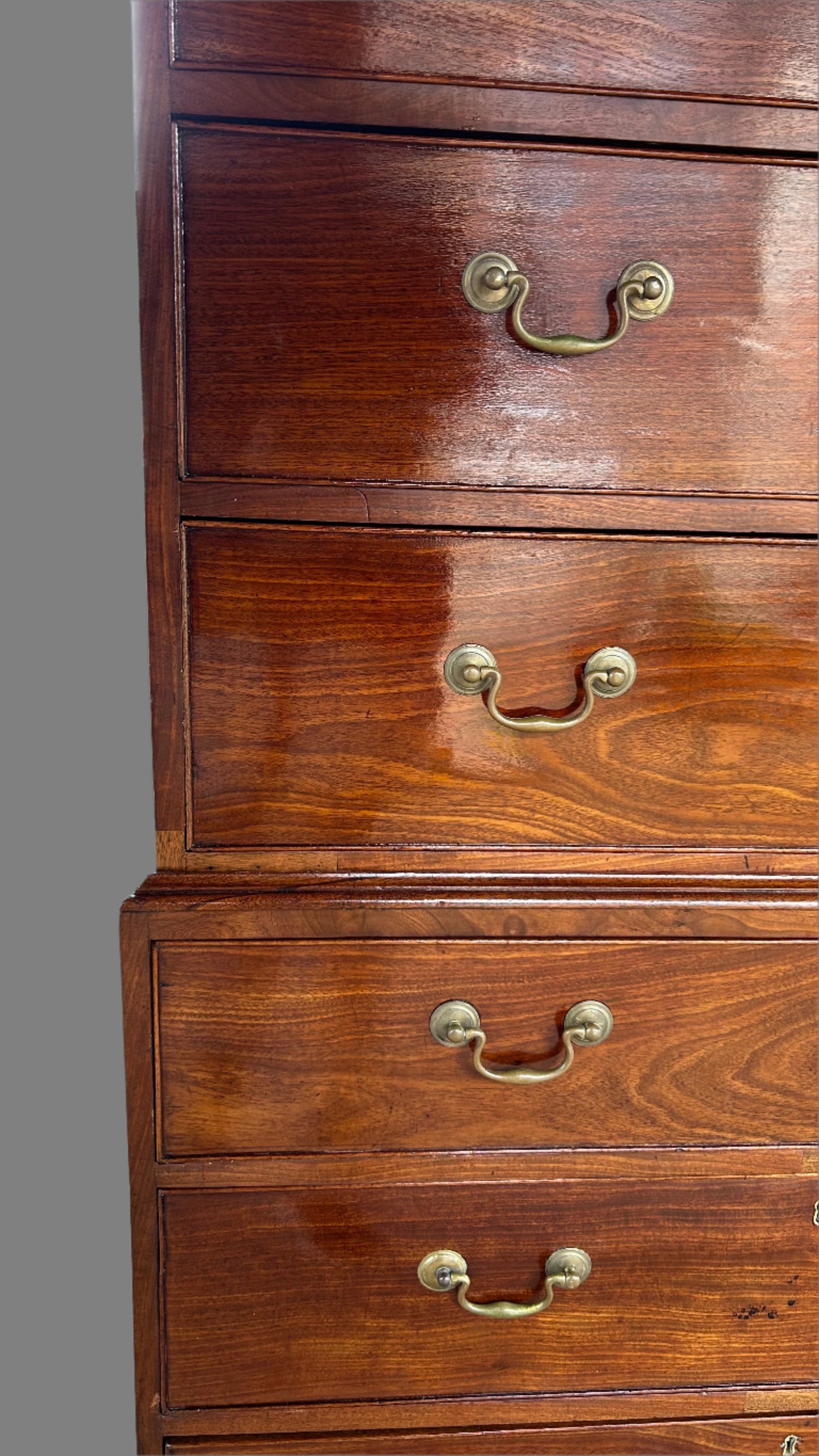 Georgian mahogany Chest on Chest