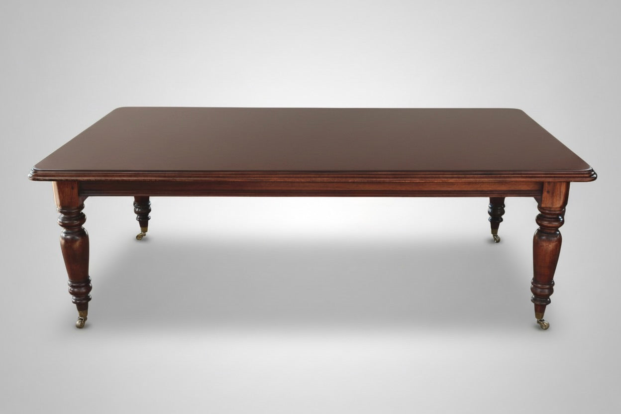 Victorian style mahogany Hans van der Merwe Dining Table - 8 seater