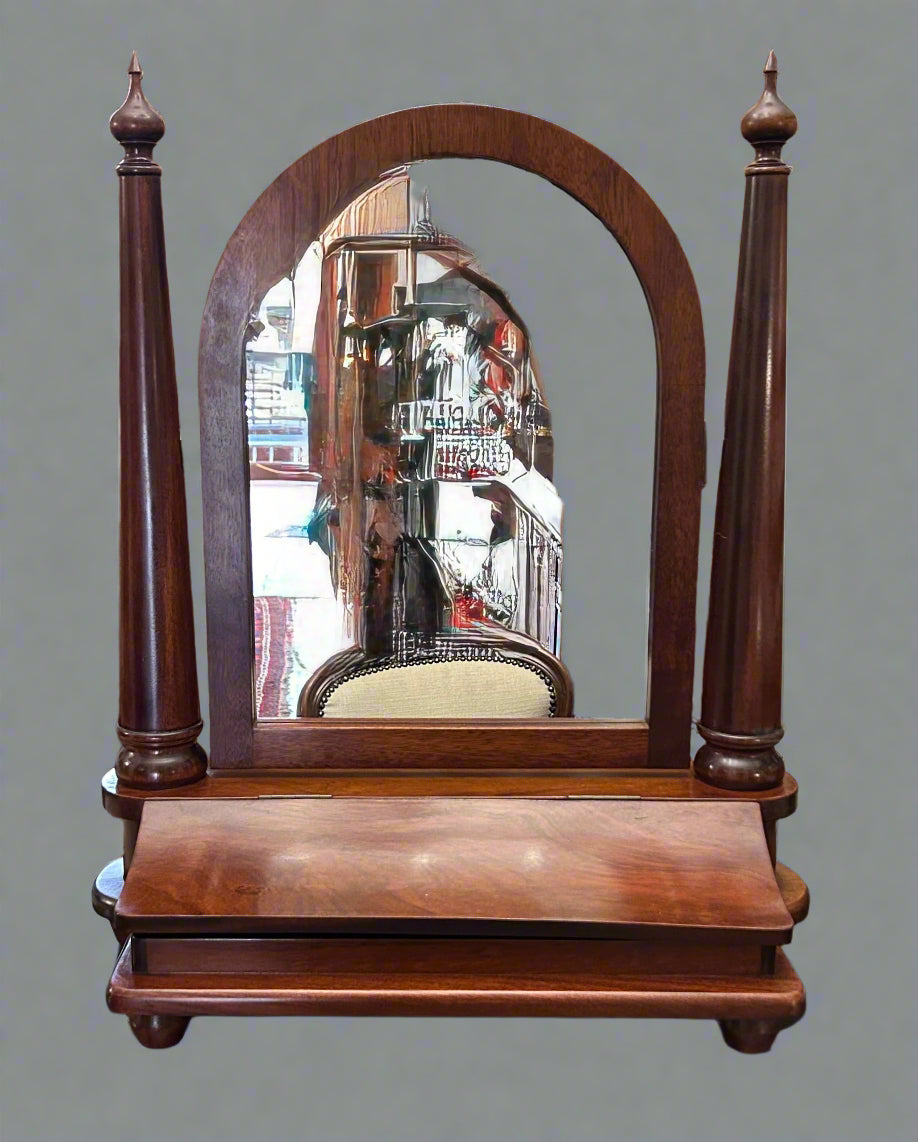 Mahogany Gentleman's Mirror