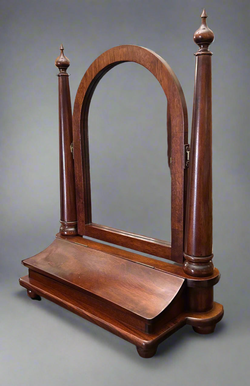Mahogany Gentleman's Mirror