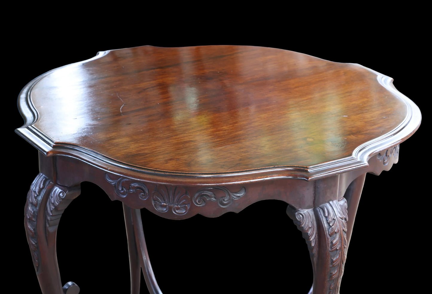 An Edwardian carved mahogany Occasional/Lamp Table - SOLD QUICKLY