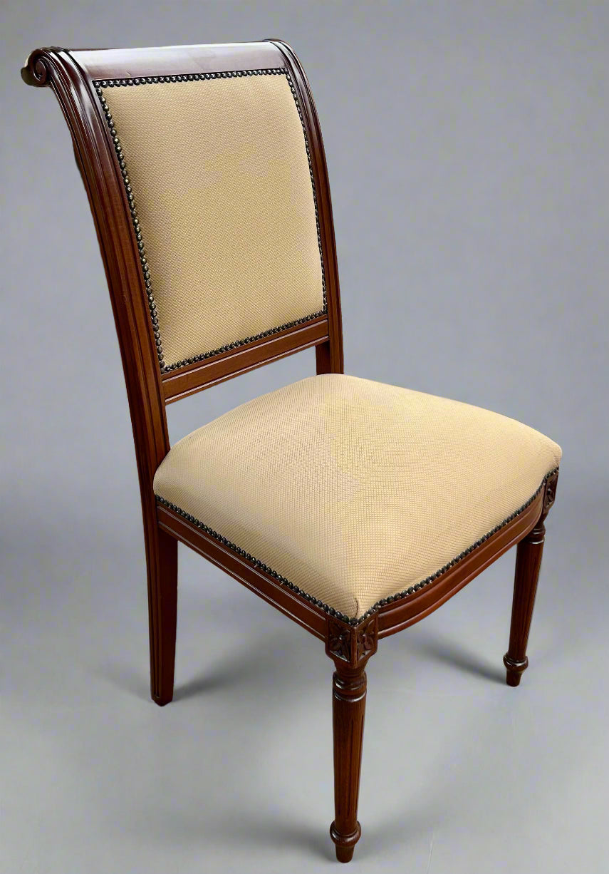 Set of 12 Mahogany Dining Chairs
