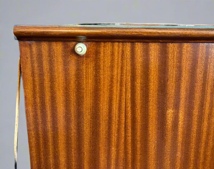 Swedish Förenade Möbler Linköping, 1950's mahogany Bar Cabinet.