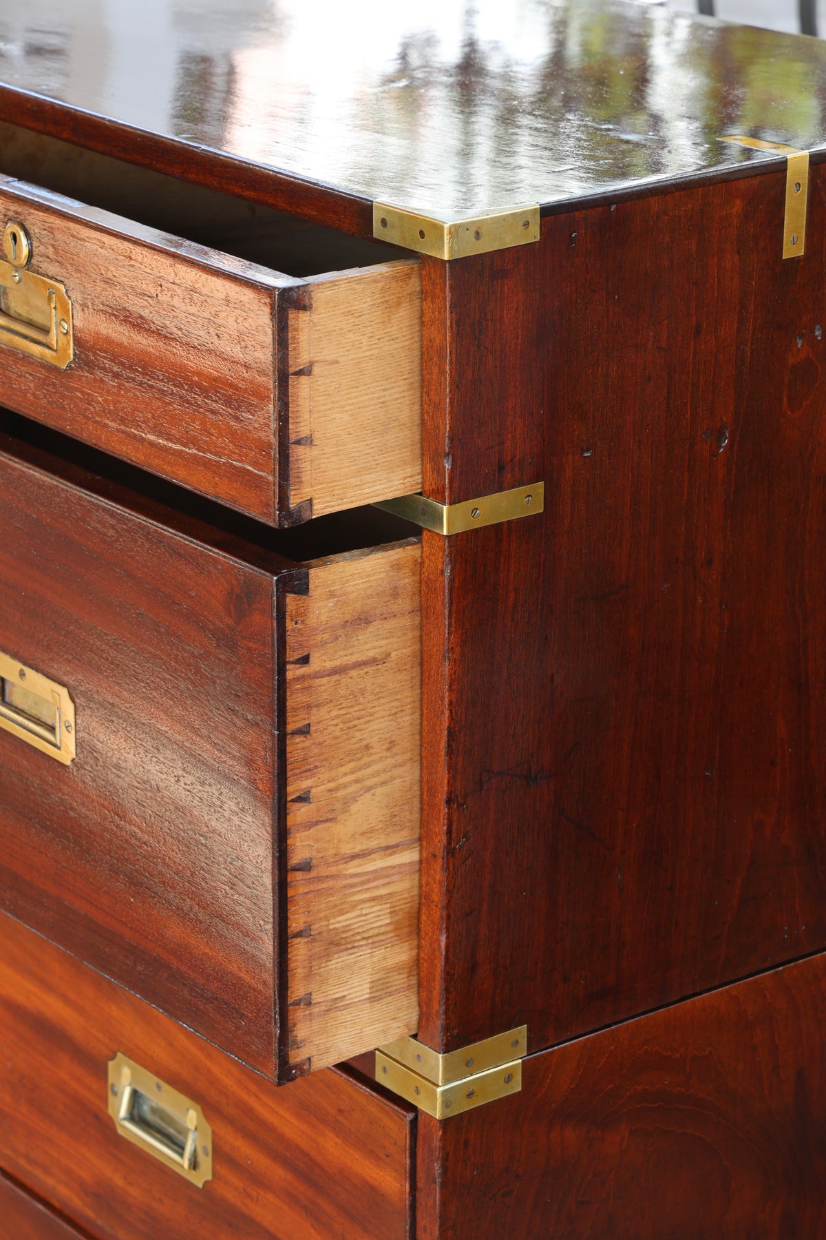 Victorian mahogany Military Chest of Drawers