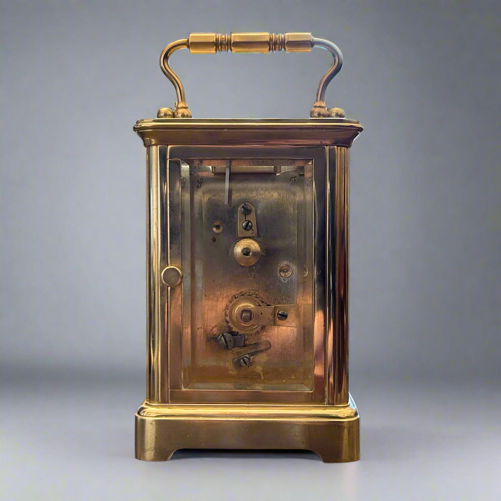 French Brass Carriage Clock - working
