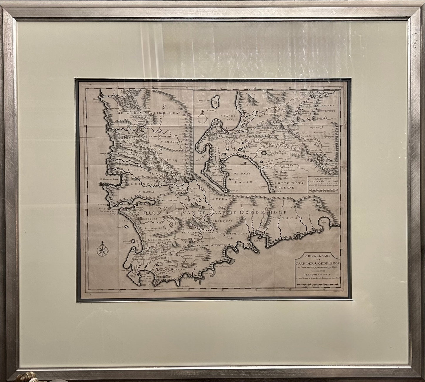 18th Century Map of Cape of Good Hope - 1726